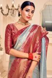 gray-banarasi-silk-saree-with-maroon-blouse-srev2111