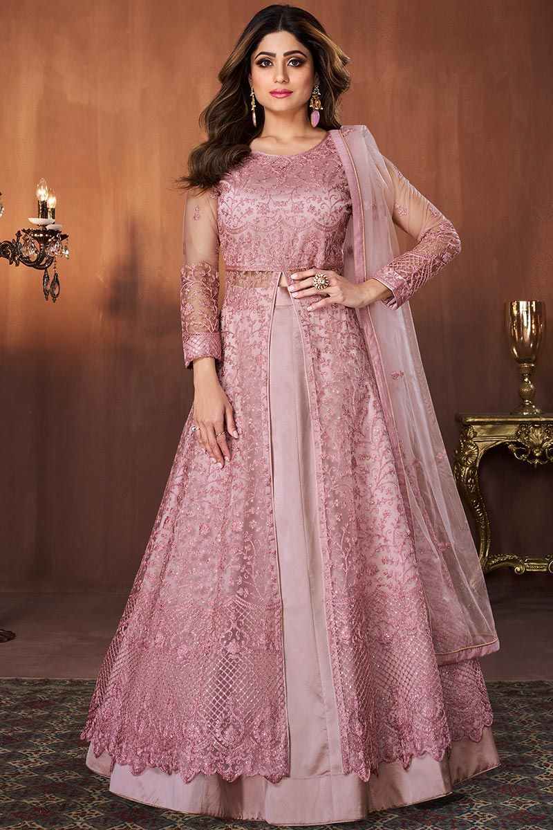 Buy Modish Beige Color Premuim Net Fabric Princess Party Wear Dress Online  at Best Prices in India - JioMart.