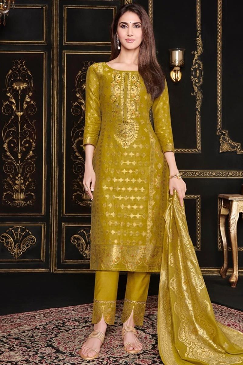 Buy Yellow Designer Real Georgette Sharara Suit For Haldi Ceremony Online -  SALV2432 | Appelle Fashion