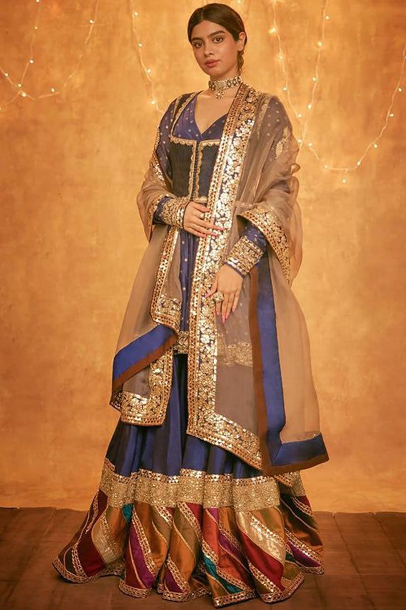 Heavily embroidered Sharara suits & salwar kameez online buy online at  Maharani Designer Boutique . 