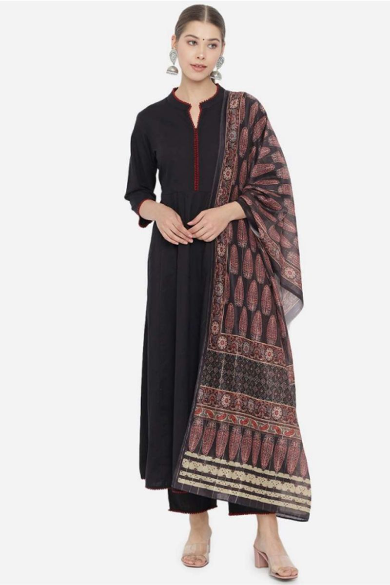 Black color cotton festive kurti - G3-WKU7913 | G3fashion.com | Kurti  designs, Womens fashion chic, Kurti designs latest
