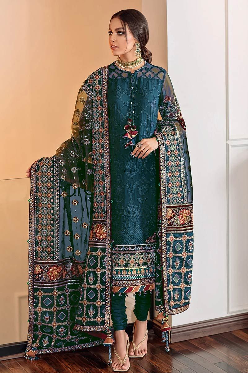 Party wear churidar online shop