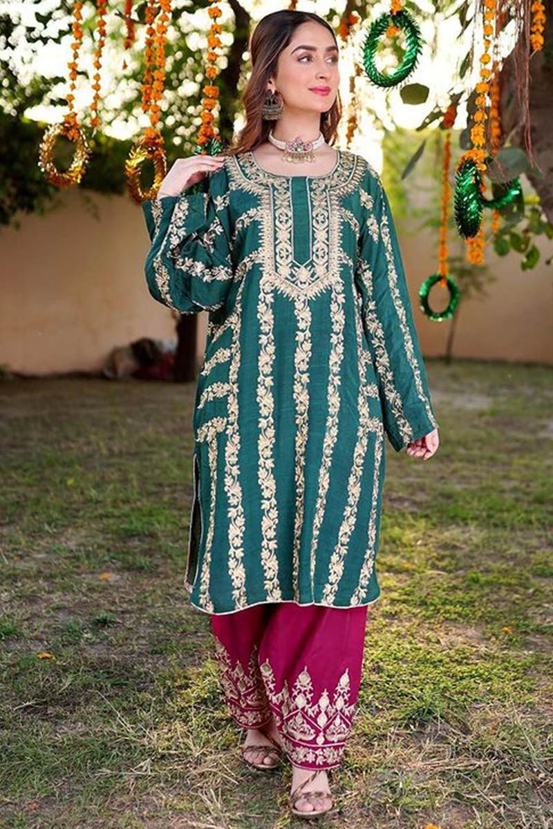 Stitched Cotton Patiala Salwar Suit, Pattern : Embroidered, Printed,  Occasion : Casual Wear, Party Wear at Rs 500 / Piece in Bharuch