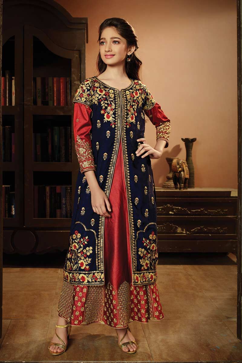 Buy Floral Rayon Zari Work Diwali Dress Collection Online for Women in USA