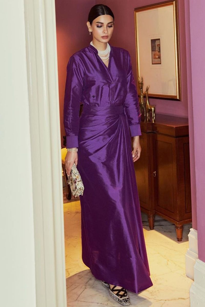 9+ Purple Silk Dress