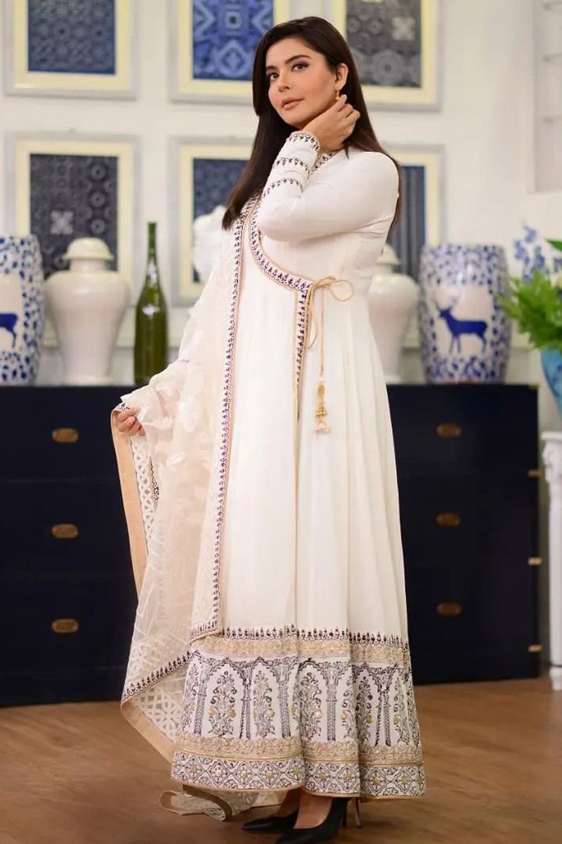 Buy Georgette Designer Salwar Suit Online - Salwar Kameez